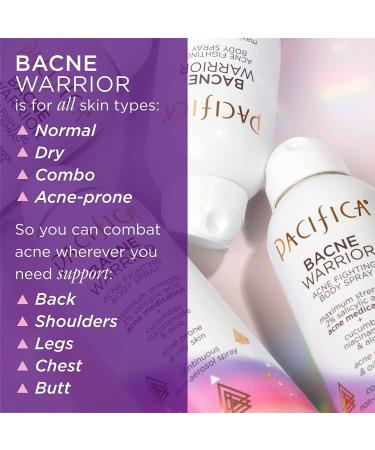 Discover Pacifica Bacne Warrior Acne Fighting Spray for Back and Chest Acne 6.0 oz - Elevate Your Style Instantly! - Buy Online on GoSupps.com