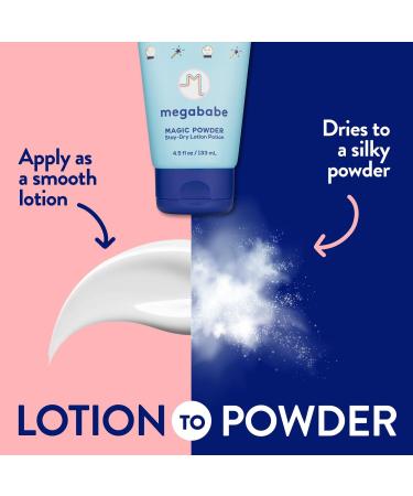 megababe Magic Powder Stay-Dry Lotion Potion 4.5 oz - Discover Premium Quality Shop now! - Buy Online on GoSupps.com