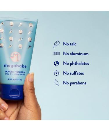 megababe Magic Powder Stay-Dry Lotion Potion 4.5 oz - Discover Premium Quality Shop now! - Buy Online on GoSupps.com