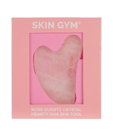 Discover Skin Gym Rose Quartz Crystal Sculpty Heart Gua Sha Tool - Elevate Your Style Instantly! - Buy Online on GoSupps.com