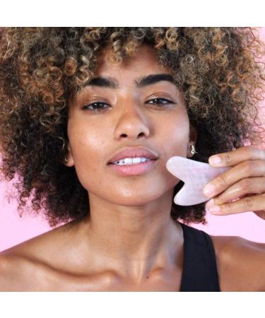 Discover Skin Gym Rose Quartz Crystal Sculpty Heart Gua Sha Tool - Elevate Your Style Instantly! - Buy Online on GoSupps.com