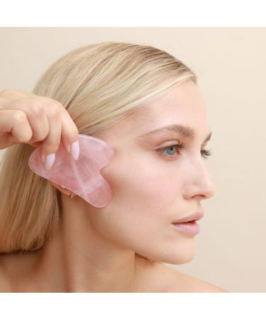 Discover Skin Gym Rose Quartz Crystal Sculpty Heart Gua Sha Tool - Elevate Your Style Instantly! - Buy Online on GoSupps.com