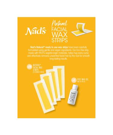 Discover Nads Natural Natural Facial Wax Strips 30 ct - Elevate Your Style Instantly! - Buy Online on GoSupps.com