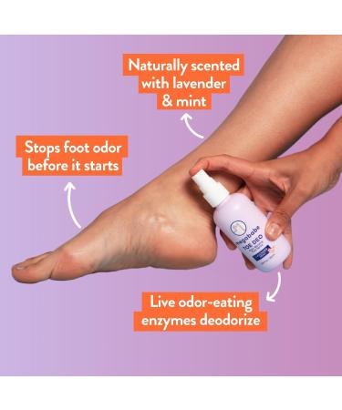 megababe Lavender Mint Toe Deo Odor-Blocking Foot Spray 3.8 oz - Discover Premium Quality Shop now! - Buy Online on GoSupps.com