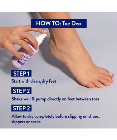 megababe Lavender Mint Toe Deo Odor-Blocking Foot Spray 3.8 oz - Discover Premium Quality Shop now! - Buy Online on GoSupps.com