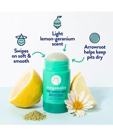 megababe The Green Deo Daily Deodorant 2.6 oz - Transform Your Style with the Best Innovation Today! - Buy Online on GoSupps.com