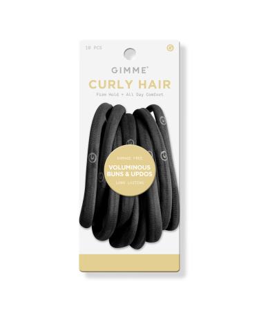 GIMME beauty Curly & Long Hair Black Bands 10 ct