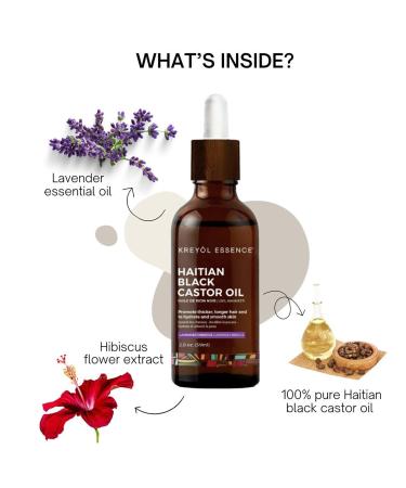Discover KreyÃ²l Essence Haitian Black Castor Oil - Lavender Hibiscus 2.0 oz - Elevate Your Style Instantly! - Buy Online on GoSupps.com