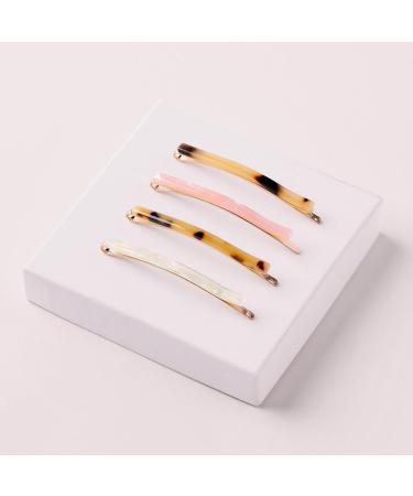 Discover The Hair Edit Slim Marble Bobby Pins 4 ct - Elevate Your Style Instantly! - Buy Online on GoSupps.com