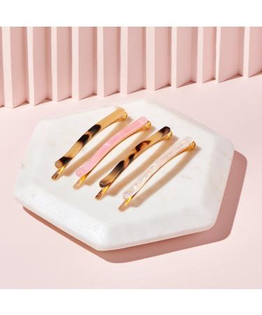 Discover The Hair Edit Slim Marble Bobby Pins 4 ct - Elevate Your Style Instantly! - Buy Online on GoSupps.com