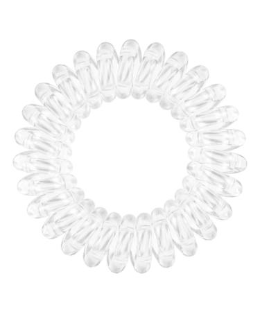 Invisibobble POWER Spiral Hair Tie Value Pack - Crystal Clear 5 ct - Transform Your Style with the Best Innovation Today! - Buy Online on GoSupps.com