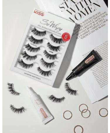 Kiss So Wispy Lash Multipack, Pompadour 5 pair - Discover Premium Quality Shop now! - Buy Online on GoSupps.com