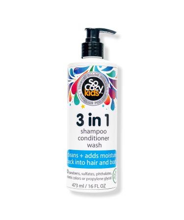 SoCozy 3-in-1 Shampoo Conditioner Body Wash for Kids 16.0 oz