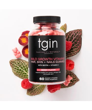 Discover tgin Wild Growth Vitamins Hair, Skin + Nails Gummies 60 ct - Elevate Your Style Instantly! - Buy Online on GoSupps.com