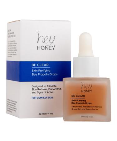Hey Honey Be Clear Skin Purifying Propolis Drops 1.0 oz - Transform Your Style with the Best Innovation Today! - Buy Online on GoSupps.com