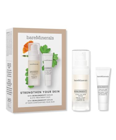bareMinerals Strengthen Your Skin Mini SKINLONGEVITY Serum & Eye Treatment Duo