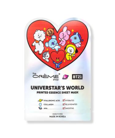 The Crème Shop BT21 Universtar's World Printed Essence Sheet Mask 1 ct