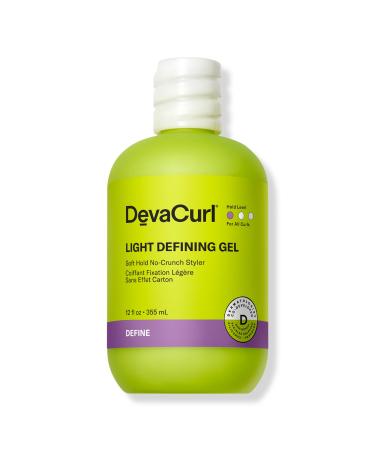 DevaCurl LIGHT DEFINING GEL Soft Hold No-Crunch Styler 12.0 oz