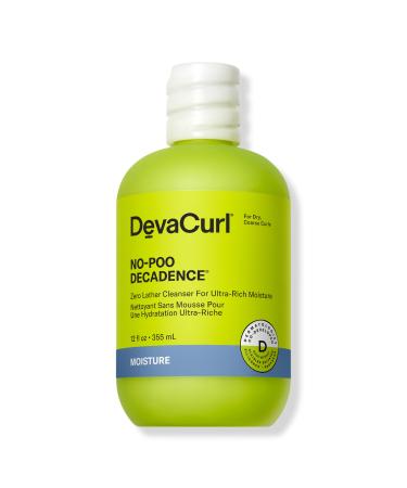 DevaCurl NO-POO DECADENCE Zero Lather Cleanser For Ultra-Rich Moisture 12.0 oz