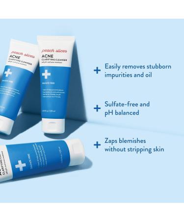 Peach Slices Acne Clarifying Cleanser 4.0 oz - Transform Your Style with the Best Innovation Today! - Buy Online on GoSupps.com