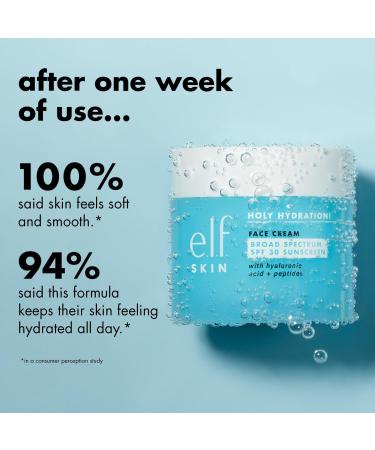 Discover e.l.f. Cosmetics Holy Hydration! Face Cream SPF 30 1.7 oz - Elevate Your Style Instantly! - Buy Online on GoSupps.com
