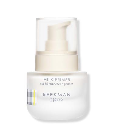 Beekman 1802 Travel Size Milk Primer SPF 35 Sunscreen & Makeup Perfecter 0.5 oz
