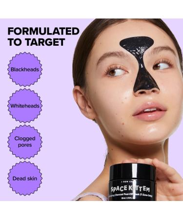 I Dew Care Space Kitten Exfoliating Charcoal Peel-Off Mask 2.7 oz - Transform Your Style with the Best Innovation Today! - Buy Online on GoSupps.com