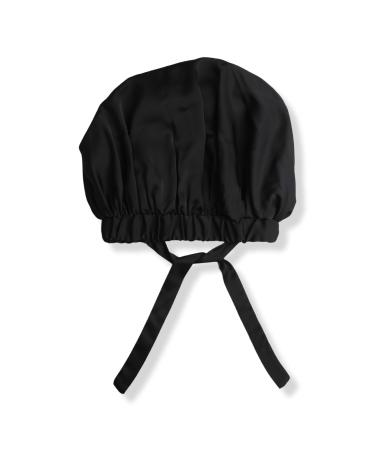 Kitsch Black Satin Sleep Bonnet 1 ct