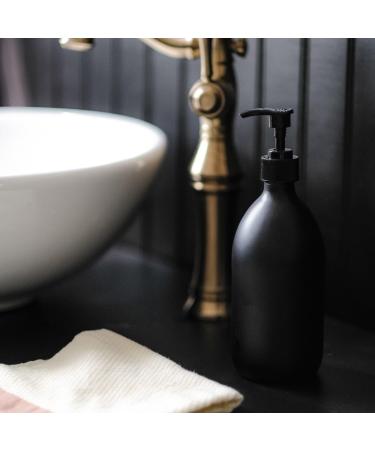 Discover Beast Reusable Matte Black Glass Hand Wash Bottle 16.0 oz - Elevate Your Style Instantly! - Buy Online on GoSupps.com
