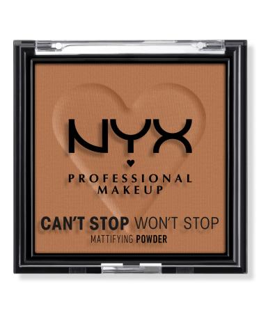 NYX Professional Makeup Can't Stop Won't Stop All Day Mattifying Powder Mocha 0.21 oz