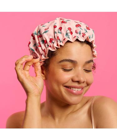 The Vintage Cosmetic Company Cherry Print Shower Cap 1 ct - Discover Premium Quality Shop now! - Buy Online on GoSupps.com