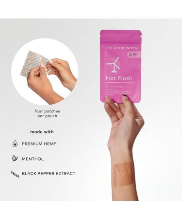 Discover The Good Patch Hot Flash Hemp-Infused Wellness Patch 4 ct - Elevate Your Style Instantly! - Buy Online on GoSupps.com