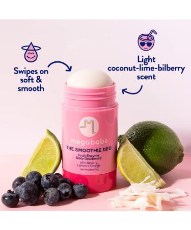 megababe The Smoothie Deo Fruit Enzyme Daily Deodorant 2.6 oz - Transform Your Style with the Best Innovation Today! - Buy Online on GoSupps.com
