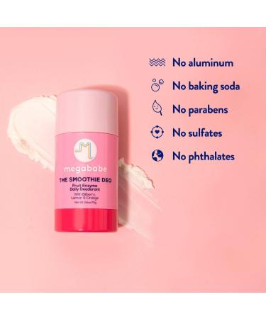 megababe The Smoothie Deo Fruit Enzyme Daily Deodorant 2.6 oz - Transform Your Style with the Best Innovation Today! - Buy Online on GoSupps.com