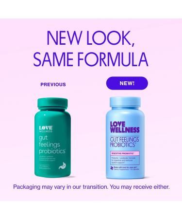 Discover Love Wellness Gut Feelings Probiotics: Digestive Probiotic 30 ct - Elevate Your Style Instantly! - Buy Online on GoSupps.com