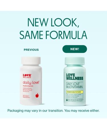 Discover Love Wellness Daily Love Multivitamin: Womenâ€™s Multivitamin 60 ct - Elevate Your Style Instantly! - Buy Online on GoSupps.com