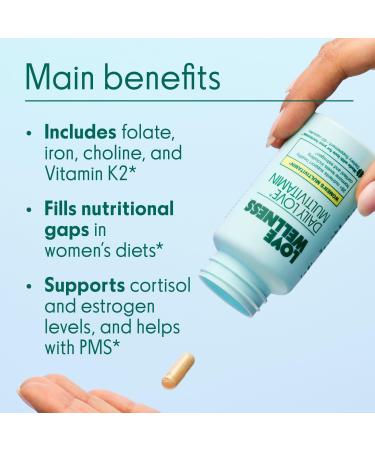 Discover Love Wellness Daily Love Multivitamin: Womenâ€™s Multivitamin 60 ct - Elevate Your Style Instantly! - Buy Online on GoSupps.com