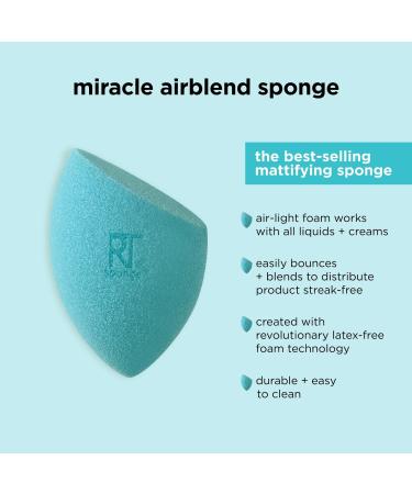 Real Techniques Miracle Airblend Mattifying Makeup Sponge 1 ct - Transform Your Style with the Best Innovation Today! - Buy Online on GoSupps.com