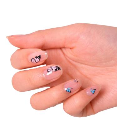 Discover Le Mini Macaron Mini Nail Stickers - Butterfly Dreams Utopia Edition - Elevate Your Style Instantly! - Buy Online on GoSupps.com