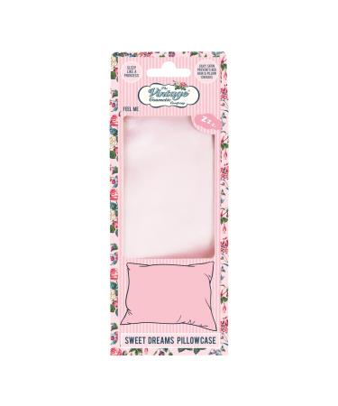 The Vintage Cosmetic Company Sweet Dreams Pink Satin Pillowcase 1 ct - Discover Premium Quality Shop now! - Buy Online on GoSupps.com