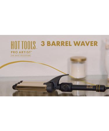 Hot Tools Pro Artist 24K Gold 3 Barrel Hair Waver - Transform Your Style with the Best Innovation Today! - Buy Online on GoSupps.com
