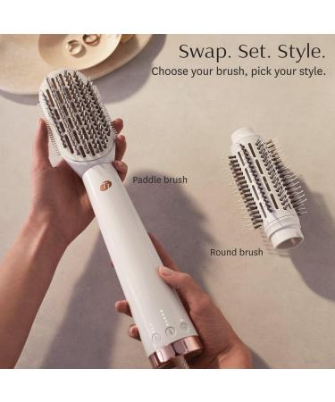 Discover T3 AireBrush Duo Interchangeable Hot Air Blow Dry Brush - Elevate Your Style Instantly! - Buy Online on GoSupps.com