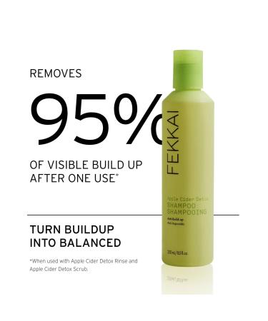 FEKKAI Apple Cider Detox Shampoo 8.5 oz - Transform Your Style with the Best Innovation Today! - Buy Online on GoSupps.com