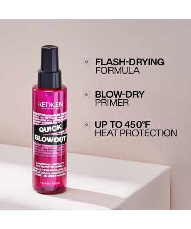 Discover Redken Quick Blowout Heat Protectant Spray 4.2 oz - Elevate Your Style Instantly! - Buy Online on GoSupps.com