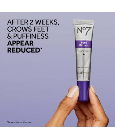 Discover No7 Pure Retinol Fragrance Free Eye Cream 0.5 oz - Elevate Your Style Instantly! - Buy Online on GoSupps.com