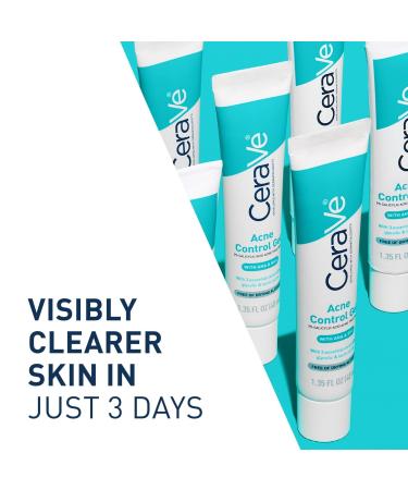 CeraVe Acne Control Gel Blemish Treatment with AHA & BHA for Acne Prone Skin 1.35 oz - Transform Your Style with the Best Innovation Today! - Buy Online on GoSupps.com