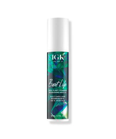 IGK Best Life 100% Plant Powered Nourishing Hair Oil 1.7 oz