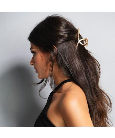 The Hair Edit Gold French Twist Claw Clip - Transform Your Style with the Best Innovation Today! - Buy Online on GoSupps.com