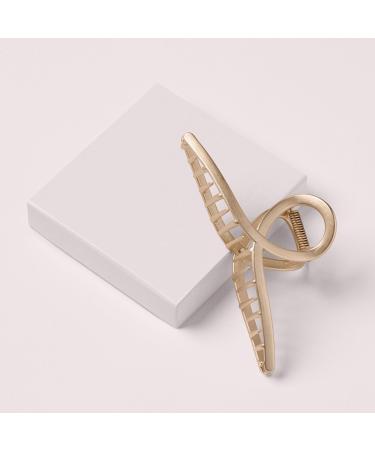 The Hair Edit Gold French Twist Claw Clip - Transform Your Style with the Best Innovation Today! - Buy Online on GoSupps.com