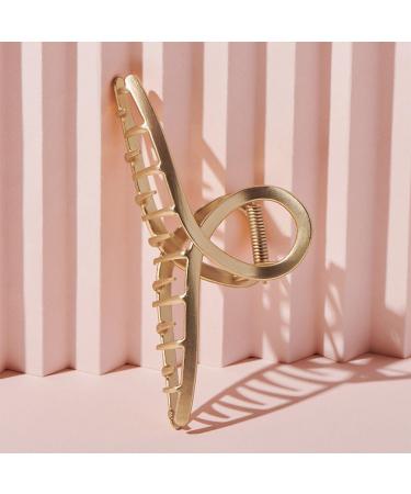 The Hair Edit Gold French Twist Claw Clip - Transform Your Style with the Best Innovation Today! - Buy Online on GoSupps.com
